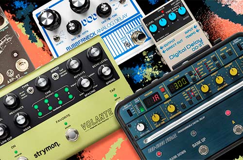 Los mejores pedales de delay para guitarra