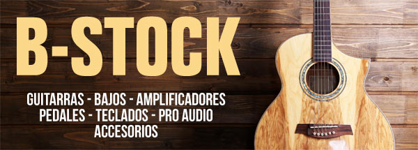 Material B-Stock - Guitarras eléctricas, bajos, pedales, acústicas, teclados