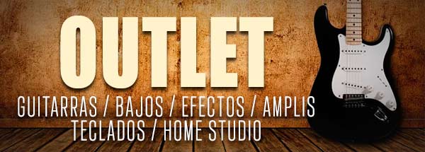Outlet Instrumentos Musicales - Guitarras, efectos, acústicas