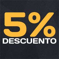 5% de descuento en productos en tienda