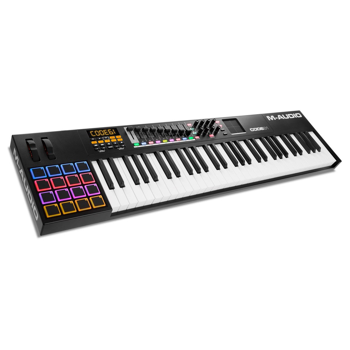 M audio code 61 black teclado usb
