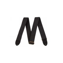 Fender Cotton/Leather Strap Black - Correa guitarra