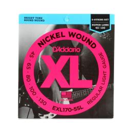 D'Addario EXL170-5SL - Juego cinco cuerdas bajo