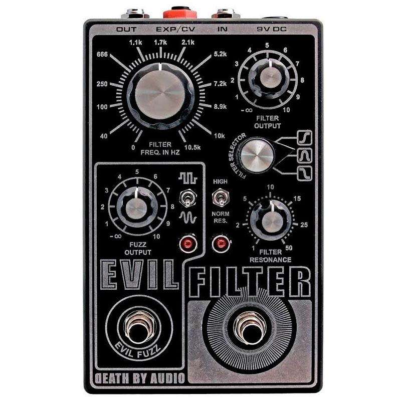 Death By Audio Evil Filter - Pedal filtro guitarra eléctrica