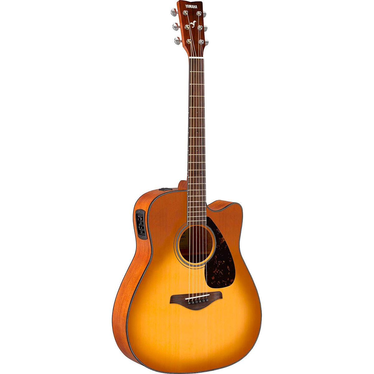 Guitarra acústica electrificada Yamaha FGX800C SDB