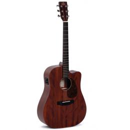 Guitarra acústica electrificada Sigma DMC-15E