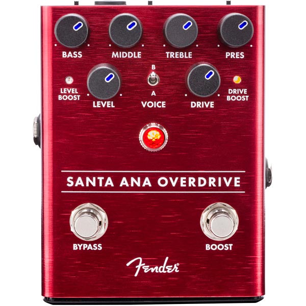 Fender Santa Ana Overdrive Pedal - Pedal de efectos para guitarra