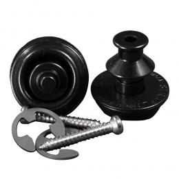 Dunlop Straplok Dual Design Black - Enganche de seguridad correas