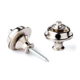 Dunlop Straplok Dual Design Nickel - Enganche de seguridad correas