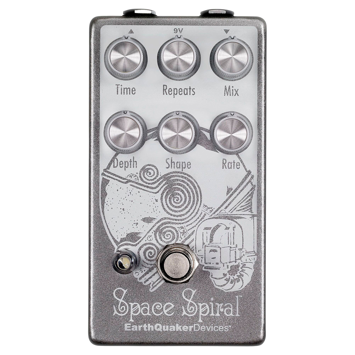 EarthQuaker Devices Space Spiral V2 Pedal delay digital