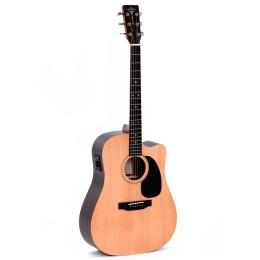 Guitarra acústica electrificada Sigma DTCE