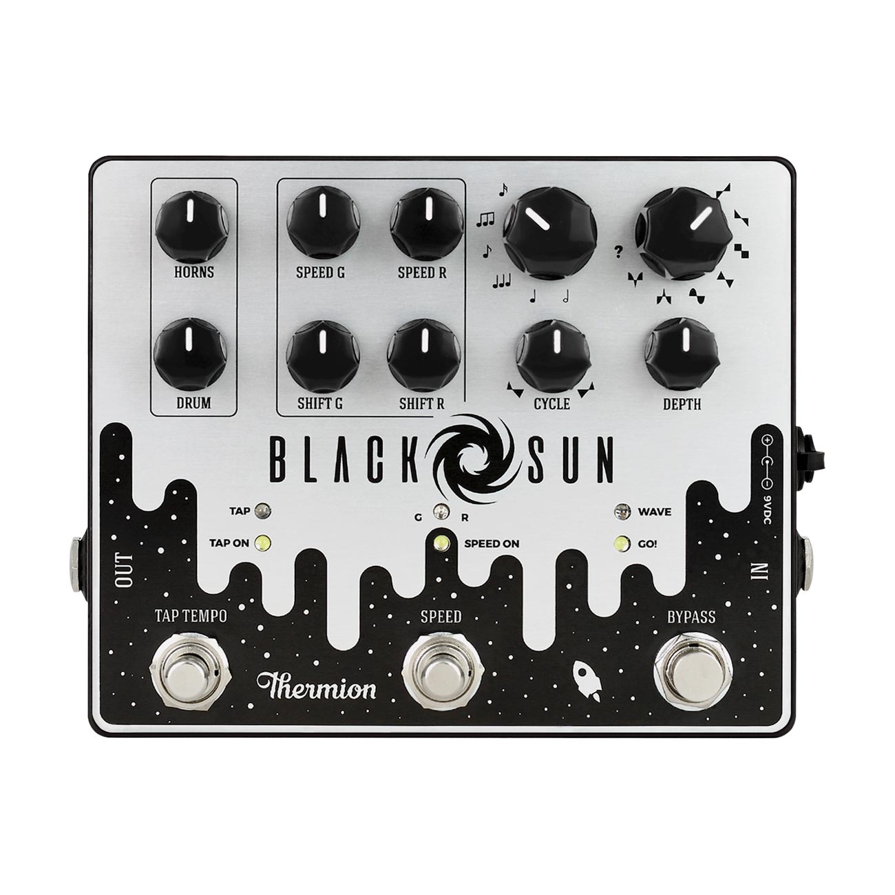 Thermion Black Sun - Pedal phaser para guitarra
