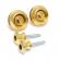 Dunlop Straplok Dual Design Gold - Enganche seguridad dorado