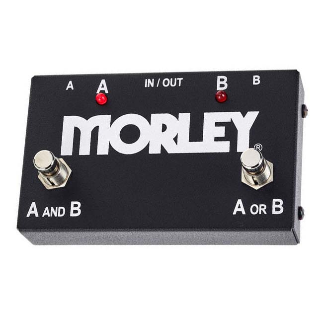 Pedal conmutador divisor duplicador señal guitarra Morley ABY