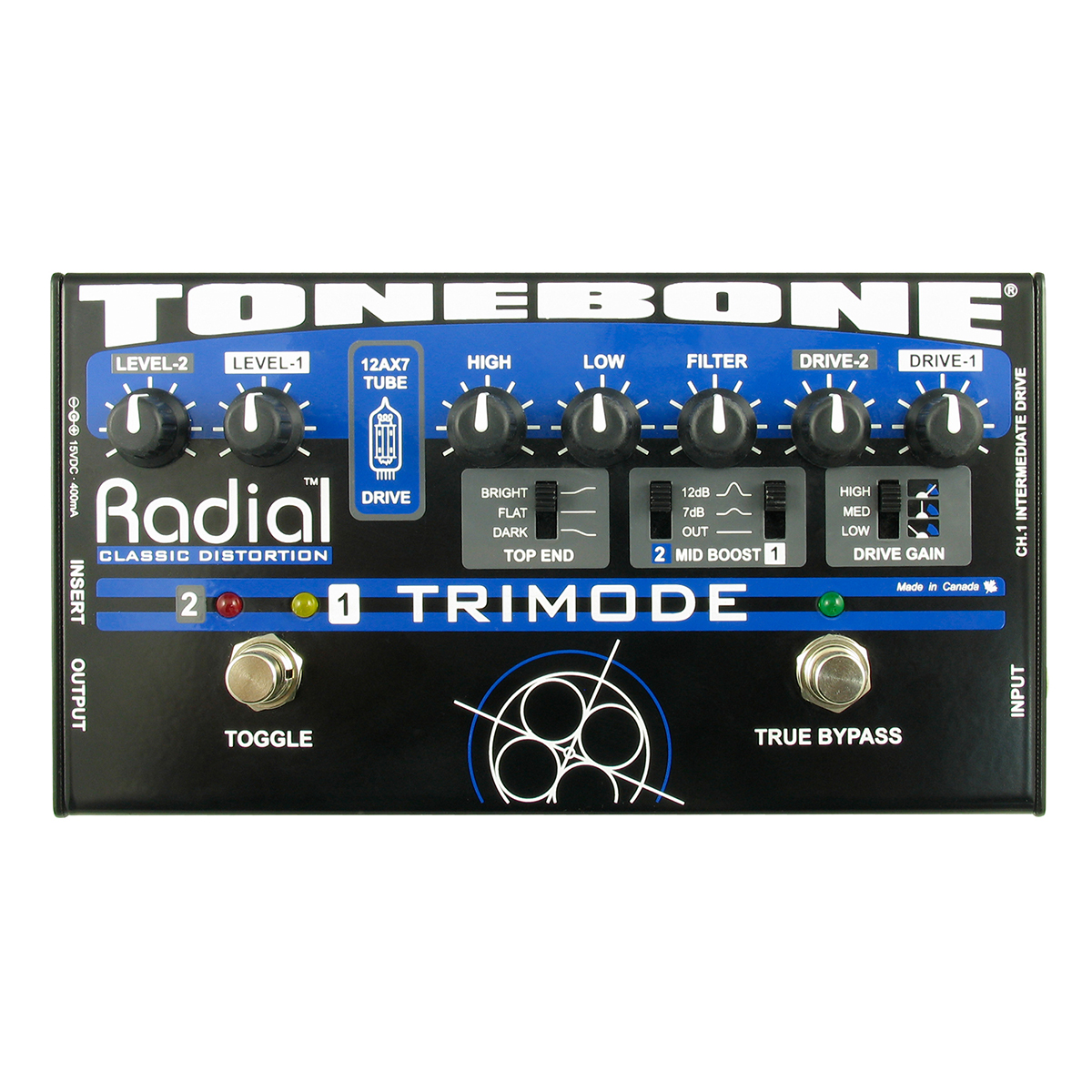 Radial Engineering Tonebone Trimode - Pedal de distorsión