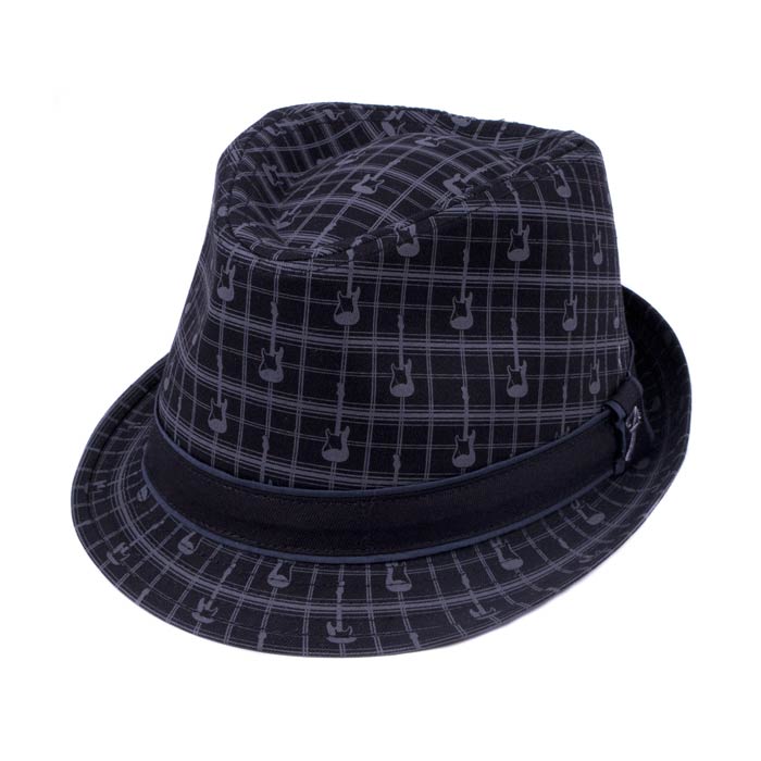 Fender Fedora Hat Black L/XL Sombrero regalo Fender