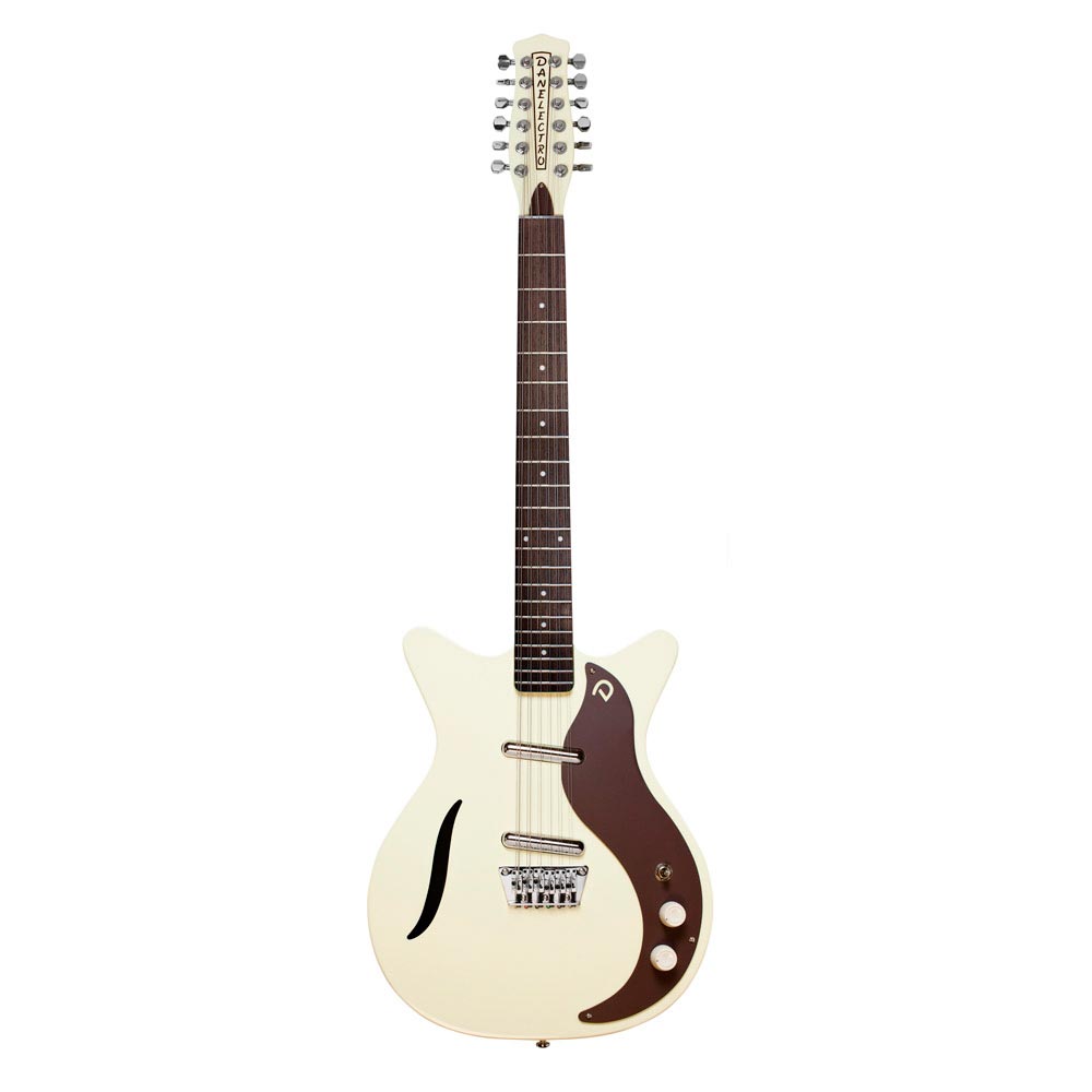 Danelectro Vintage 12 VWH - Guitarra eléctrica de 12 cuerdas