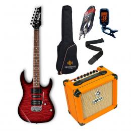 Pro Pack Ibanez GRX70QA-TRB + Orange Crush 12 - Iniciación guitarra