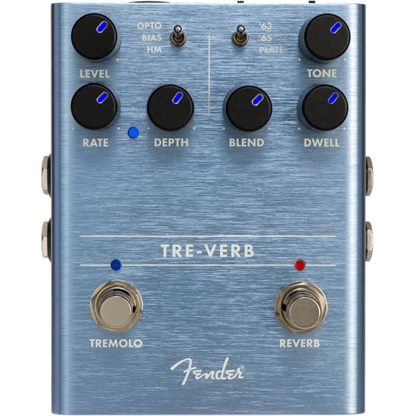 Fender Tre-Verb - Pedal de Reverb y Trémolo