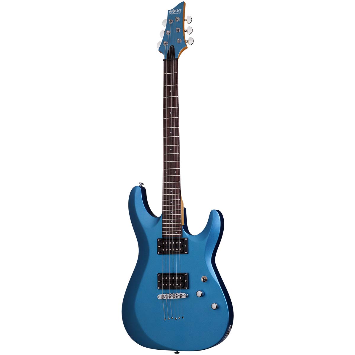 Schecter C-6 Deluxe Satin Metallic Blue SMLB - Guitarra eléctrica