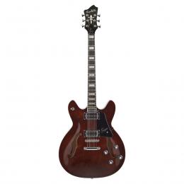 Hagstrom Justin York Super Viking Trans Brown - Guitarra eléctrica