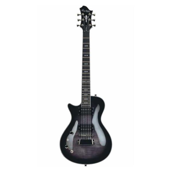Hagstrom Ultra Swede Left Hand Cosmic Black Burst