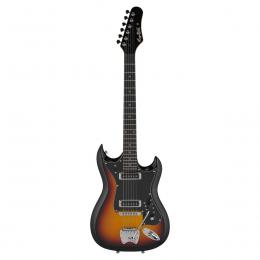 Hagstrom Retroscape H-II 3 Tone Sunburst - Guitarra eléctrica