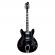 Hagstrom Viking Black Gloss - Guitarra eléctrica semicaja