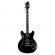 Hagstrom Viking Baritone Deluxe Black Gloss - Guitarra barítona semicaja