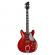 Hagstrom Super Viking Wild Cherry Transparent - Guitarra eléctrica semicaja