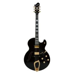 Hagstrom HJ-500 Black Gloss - Guitarra eléctrica caja