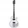 Hagstrom Swede Bass White Gloss - Bajo single cutaway