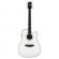 Hagstrom Siljan II Dreadnought CE White Gloss - Guitarra acústica electrificada