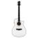 Hagstrom Siljan II Grand Auditorium CE White Gloss - Guitarra acústica electrificada