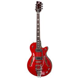 Duesenberg Starplayer TV DLX Crimson Red - Guitarra semihueca