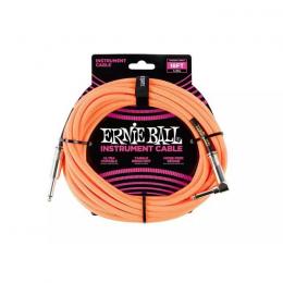 Cable para guitarra Ernie Ball EB6084 Orange-Neon 18ft