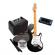 Pack guitarra eléctrica Ashton SPAG232BK Pack Arce Negro