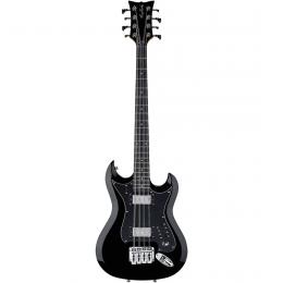 Bajo eléctrico de 8 cuerdas Hagstrom Retroscape H8II Black Gloss