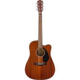 Guitarra acústica electrificada Fender CD-60SCE WN All Mahogany