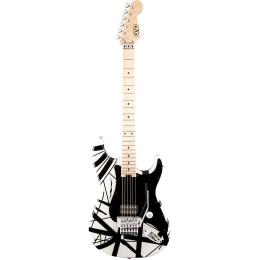 EVH Striped Series White w/Black Stripes