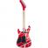 Guitarra eléctrica EVH Striped Series 5150 Red w/Black and White Stripes