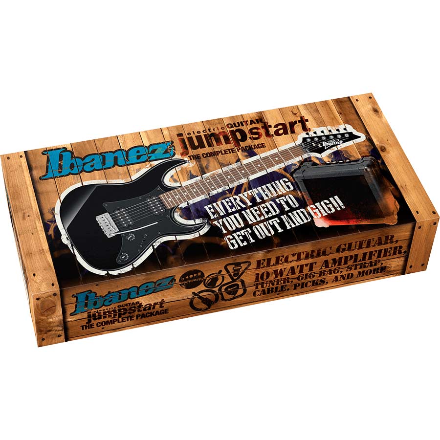 Pack de guitarra eléctrica y amplificador Ibanez IJRX20-BKN