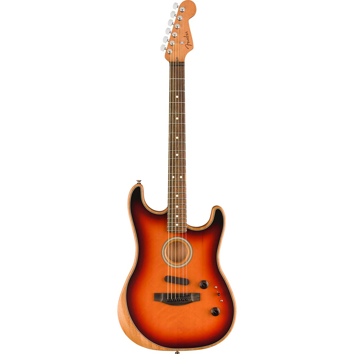 Guitarra acústica Fender American Acoustasonic Stratocaster EB 3CS