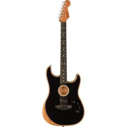 Guitarra acústica Fender American Acoustasonic Stratocaster EB BLK