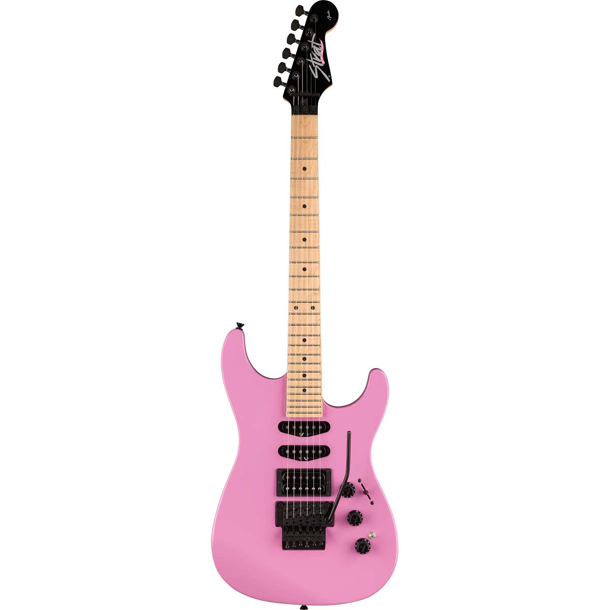 Guitarra eléctrica Fender Limited Edition HM Strat MN Flash Pink