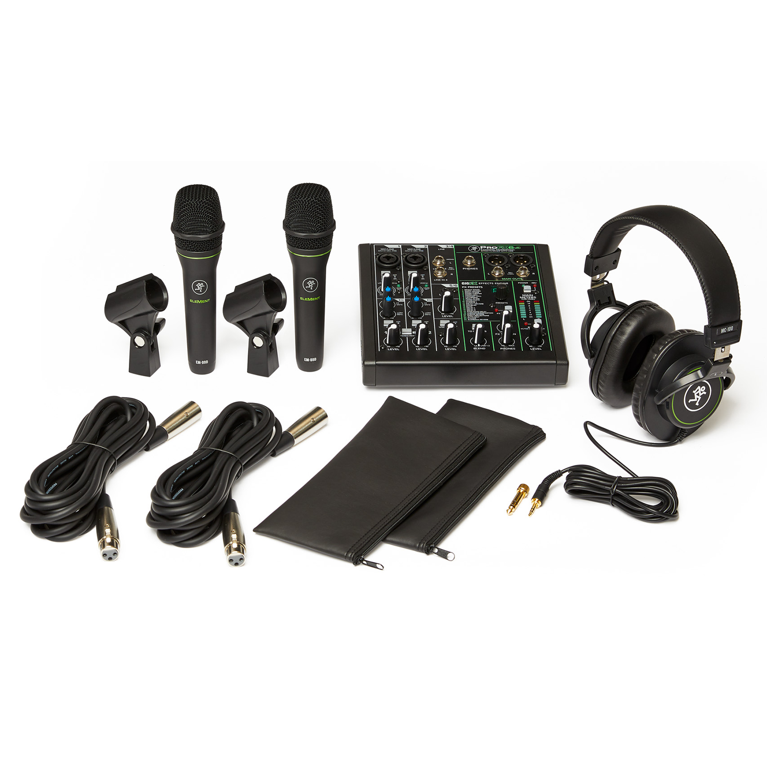 Mackie Performer Bundle Pack para podcast y cantantes