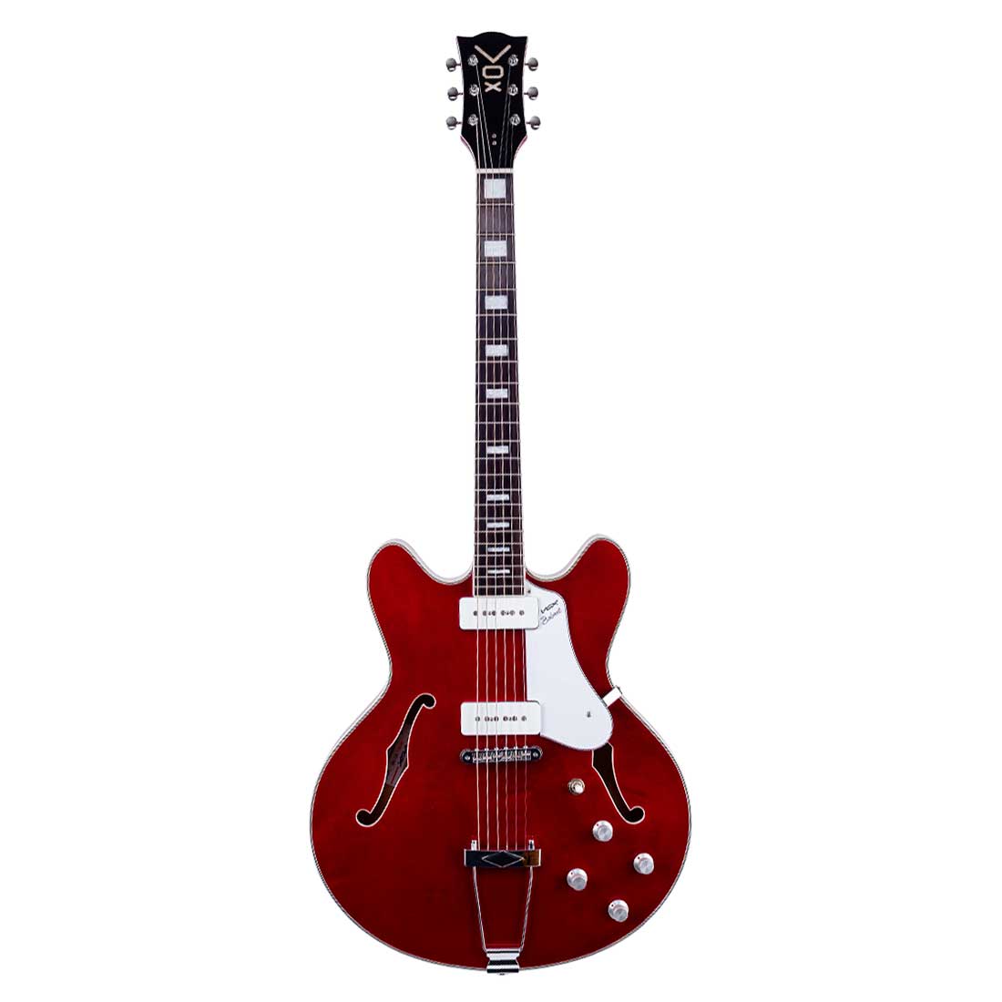Guitarra eléctrica Semi Caja Vox Bobcat V90 Cherry Red