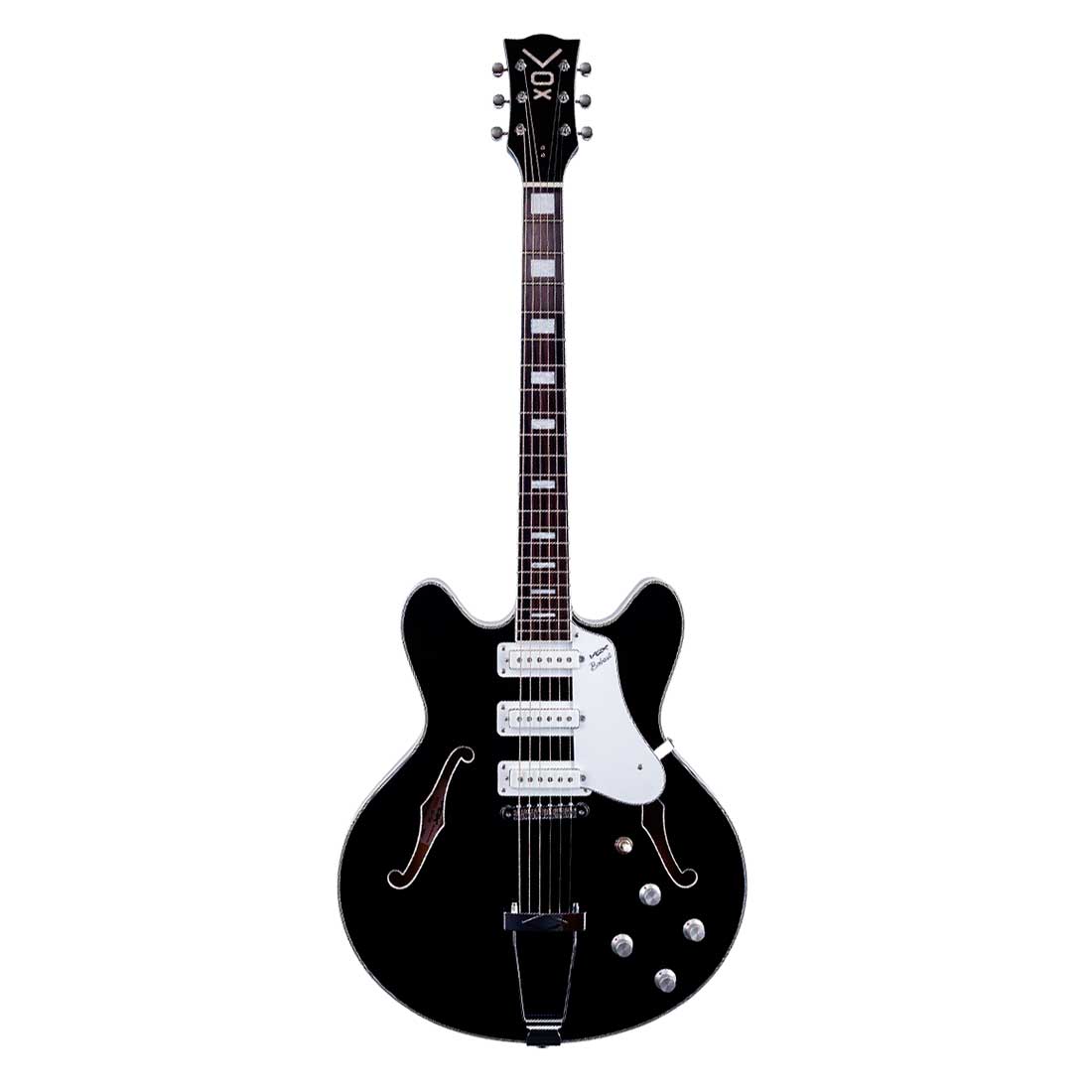 Guitarra eléctrica Semi Caja Vox Bobcat S66 Black