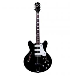 Guitarra eléctrica Semi Caja Vox Bobcat S66 Black