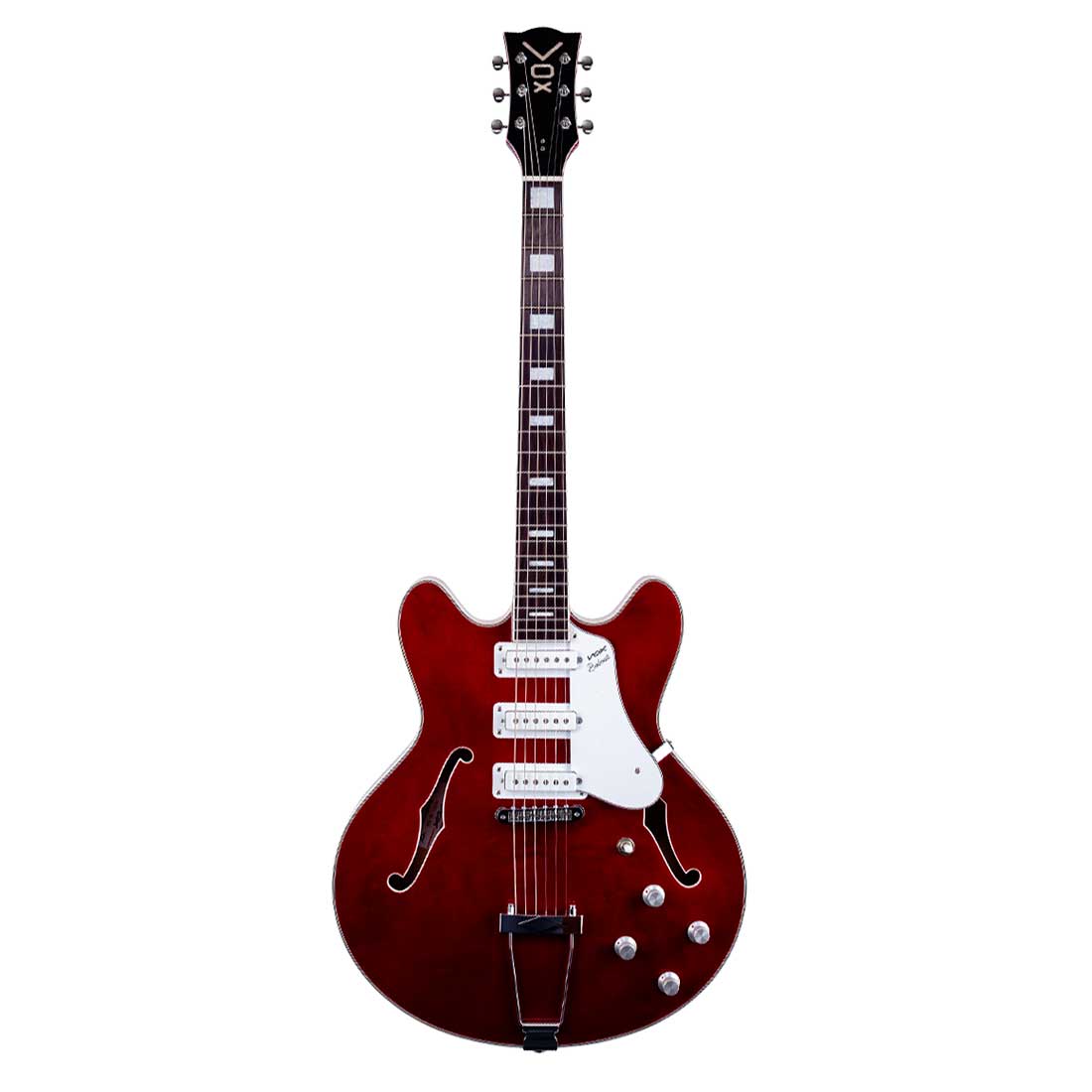 Guitarra eléctrica Semi Caja Vox Bobcat S66 Cherry Red